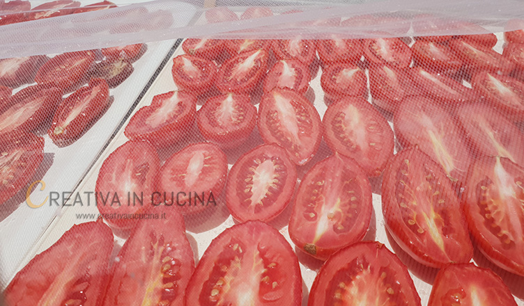 Pomodori secchi sott'olio fatti in casa con metodo naturale ricetta di Creativaincucina