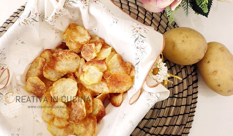 Chips di patate ricetta di Creativaincucina