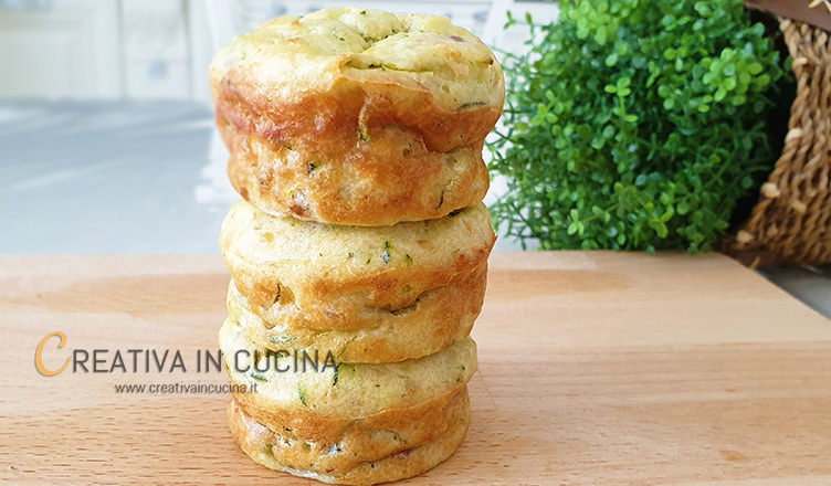 Muffin con tonno e zucchine ricetta di Creativa in cucina