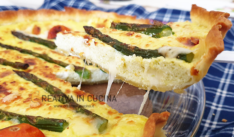 Torta salata agli asparagi ricetta di Creativa in cucina