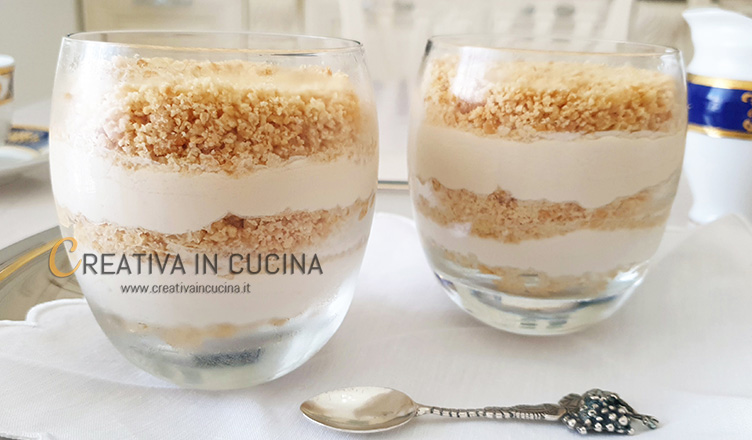 cheesecake yogurt e caffè in bicchiere ricetta di Creativa in cucina