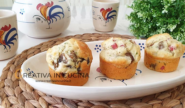 Muffin alla boscaiola ricetta di Creativa in cucina