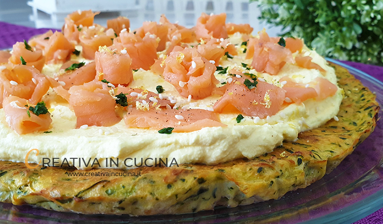 Torta salata di zucchine e salmone ricetta di Creativa in cucina