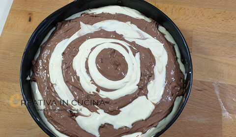 Cheesecake bicolore ricetta di Creativa in cucina